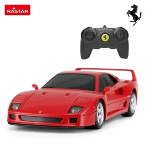 RASTAR Ferrari F40 1:24 nuotoliniu būdu valdomas raudonas automobilis, 78800
