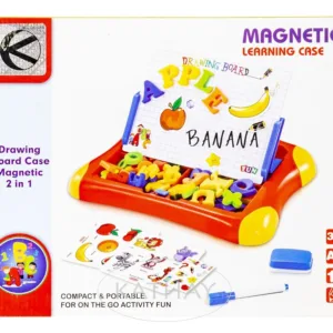 2 viename magnetinė lenta su raidėmis ir gyvūnų paveikslėliais