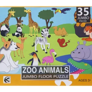 XXL zoologijos sodo dėlionė vaikams, 35 detalės