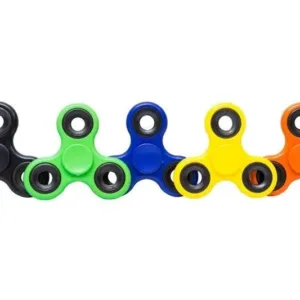 Trijų sparnų „Fidget spinner“, 7,5 cm, įvairių spalvų