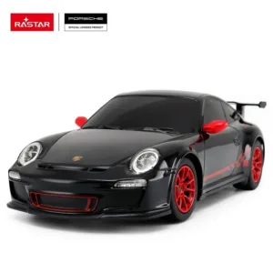 RASTAR Porsche GT3 RS 1:24 nuotoliniu būdu valdomas automobilis, juodas