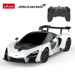 RASTAR McLaren Senna 1:24 nuotoliniu būdu valdomas automobilis, baltas, 96700