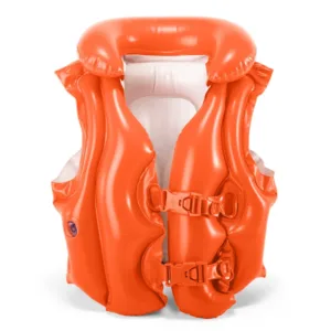 INTEX 58671EU oranžinė pripučiama plaukimo liemenė vaikams, 50 × 47 cm