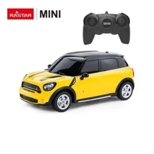 RASTAR Mini Cooper S Countryman 1:24 geltonas nuotoliniu būdu valdomas automobilis 71700