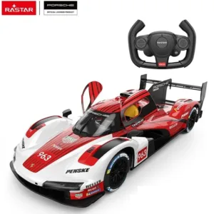 Porsche 963 LMDh nuotoliniu būdu valdomas automobilis, 1:14, Rastar 10380
