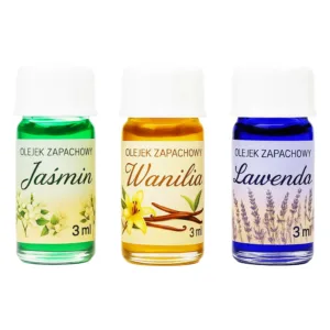 Gotel aromatinių aliejų rinkinys aromaterapijai – jazminų, vanilės ir levandų kvapai, 3 × 3 ml