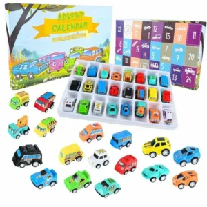 Advento kalendorius vaikams su automobiliais „Gotel“