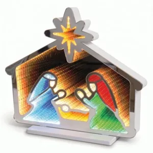 LED 3D šviečianti Kalėdų prakartėlės dekoracija
