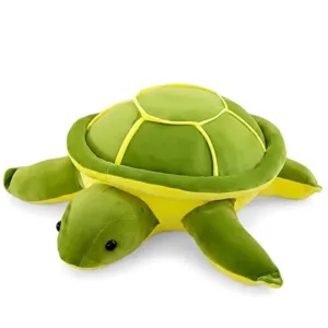 Minkštas pliušinis vėžlys – žaislas ir pagalvėlė, 45 cm