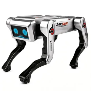 Išmanusis robotas šuo su nuotoliniu valdymu
